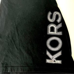 Michael Kors Black Cotton Tee